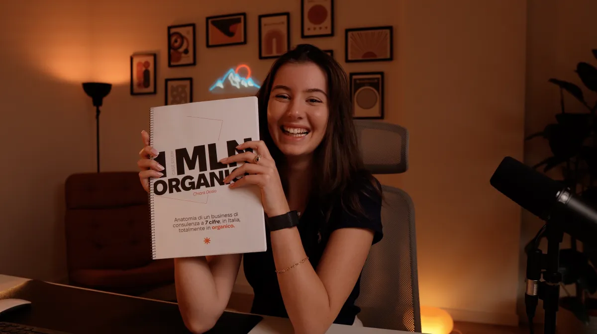 Chiara Dosio con certificato 1 milione organico